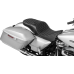 Drag Specialties Seats Extended Reach Freedom Seat - Vinyl - Double Diamond - Silver Stitch - FLT/FLH '09-'24 - 0801-1981 Extended Reach Freedom Touring Seats