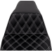Saddlemen Step-Up Seat - Front Lattice Stitch - White Stitch - FLH/FLT '08-'23 - 0801-1575  808-07B-17206