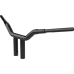 La Choppers One-Piece Kage Fighter Handlebar - 10" x 1-1/2" - Black - 0601-6266  LA-7343-10B