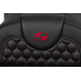 Saddlemen RoadSofa Seat - Honeycomb - Red Stitch - Extended Reach - without Backrest - FLH/FLT '08-'24 - 0801-1647  808-07B-19004