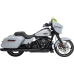 Klock Werks Kolor Flare Windshield - 8" - Green Ice - FLH - 2310-0876  KWW-01-0726