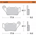 Moto-Master Brake Pads - Sintered Series - 1721-3495  403402-PU