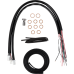 La Choppers Handlebar Cable/Brake Line Kit - Complete - Stock Handlebars - Black Vinyl - 0662-1175  LA-8059KT2-08B