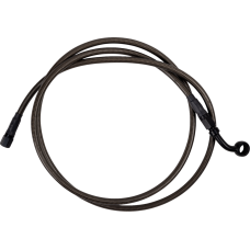 Barnett Brake Line - Upper - Carbon Coat w/ Black Fittings - +6" - 1741-6558  254-30-51134-6