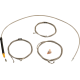 La Choppers Handlebar Cable/Brake Line Kit - 18" - 20" Ape Hanger Handlebars - Stainless Steel - 0662-1171  LA-8059KT-19