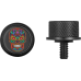 Figurati Designs Seat Mounting Knob - Black - Sugar Skull - 0820-0247  FD30-SEAT-SCREW-BLK