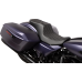 Drag Specialties Seats Predator 2-Up Seat - Vinyl - Double Diamond Silver Stitch - w/o Backrest - FLTR/FLHX '23-'24 - 0801-1949 Performance Predator 2-Up Seat