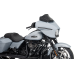 Klock Werks Flare Windshield - 8" - Black - FLHX - 2310-0857  KWW-01-0707-B