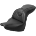 Saddlemen RoadSofa Seat - with Backrest - Black Stitch - FXBR/S '18-'20 - 0802-1627  818-31-187BR