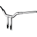 La Choppers Handlebar - Kage Fighter - 12" - Chrome - 0601-6417  LA-7345-12