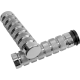 Accutronix Grips - Knurled - Notched - TBW - Chrome - 0630-3281  GR101-KNC
