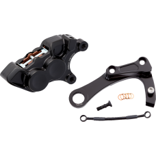 Arlen Ness 4-Piston Caliper - Rear - Black - 1701-0776  02-329
