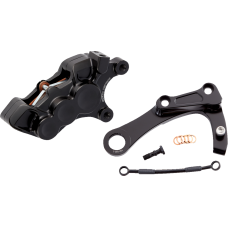 Arlen Ness 6-Piston Caliper - Rear - Black - 1701-0775  02-328
