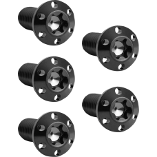Arlen Ness Bolt Kit - Holeshot/Brake Rotor/Rear - Hub Mount - Black - 3/8"-16 x 1" - 5 Pack - 2401-1702  300-910