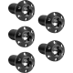 Arlen Ness Bolt Kit - Holeshot/Brake Rotor/Rear - Hub Mount - Black - 3/8"-16 x 1" - 5 Pack - 2401-1702  300-910