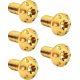 Arlen Ness Bolt Kit - Holeshot/Brake Rotor/Rear - Hub Mount - Gold - 3/8"-16 x 1" - 5 Pack - 2401-1703  300-911