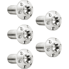 Arlen Ness Bolt Kit - Holeshot/Brake Rotor/Rear - Hub Mount - Polished - 3/8"-16 x 1" - 5 Pack - 2401-1701  300-909