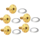 Arlen Ness Bolt Kit - Holeshot/Front/Floating/Brake Rotor - Spoke Mount - Gold - 5 Pack - 2401-1700  300-908