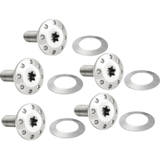 Arlen Ness Bolt Kit - Holeshot/Front/Floating/Brake Rotor - Spoke Mount - Polished - 5 Pack - 2401-1697  300-905
