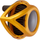 Arlen Ness Clear Tear Air Cleaner Kit - Gold - 1010-3245  600-245