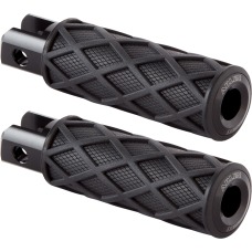Arlen Ness Diamond Footpegs - Driver - Black - 1620-2671  400-051