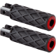 Arlen Ness Diamond Footpegs - Driver - Red - 1620-2678  400-058
