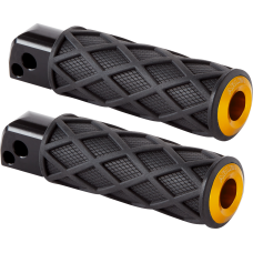 Arlen Ness Diamond Footpegs - Passenger - Gold - 1620-2679  400-059