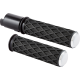 Arlen Ness Diamond Grips - TBW - Chrome - 0630-3259  500-059