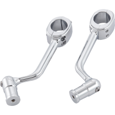 Arlen Ness Forged Highway Peg Mounts - Chrome - 1624-0403  400-044