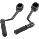 Arlen Ness Forged Highway Peg Mounts w/ Pegs - Black - 1624-0404  400-045