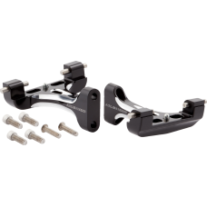 Arlen Ness Forged Passenger Floorboard Mounts - Black - 1621-1173  410-033