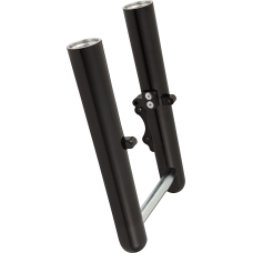 Arlen Ness Fork Legs - Black - Smooth - Single Disc - 0403-0190  40-532