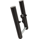 Arlen Ness Fork Legs - Black - Smooth - Single Disc - 0403-0190  40-532