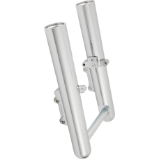 Arlen Ness Fork Legs - Chrome - Smooth - Dual Disc - 0403-0188  40-529