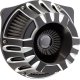 Arlen Ness Inverted Series Air Cleaner Kit - Deep Cut - Black - 1010-3227  600-227