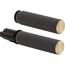 Arlen Ness Knurled Grips - TBW - Brass - 0630-3254  500-052