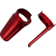 Arlen Ness Method® Fork Guard Cover - Red - 0403-0183  120-021