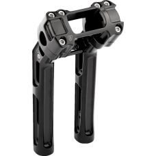 Arlen Ness Method Kickback Handlebar Riser - Softail Gauge Cut-Out - 10" - Black - 0603-1144  520-053