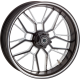 Arlen Ness Rim - Split-Spoke - Black/Contrast Cut - 18x5.5 - 0210-0448  330-023