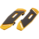 Arlen Ness SpeedLiner Floorboards - Driver - Gold - 1621-1166  410-035