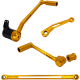 Arlen Ness SpeedLiner Foot Control Kit - Solo - Gold - 1623-0597  420-104