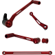 Arlen Ness SpeedLiner Foot Control Kit w/ Heel/Toe Shifter - Red - 1623-0604  420-133