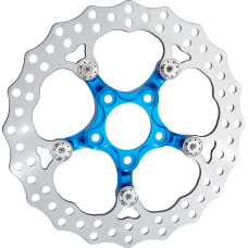 Arlen Ness Spider Rotor - 11.8" - Blue - 1710-4706  300-061