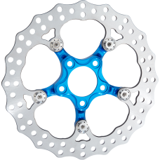 Arlen Ness Spider Rotor - 11.8" - Blue - 1710-4708  300-063