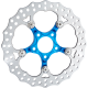 Arlen Ness Spider Rotor - 12-19/32" - Blue - Front - 1710-4771  300-109