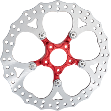 Arlen Ness Spider Rotor - 14" - Red - 1710-4715  300-070