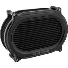 Arlen Ness Stage 2 Oval Air Cleaner Kit - All Black - 1010-3382  600-206