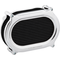 Arlen Ness Stage 2 Oval Air Cleaner Kit - Chrome - 1010-3364  600-175