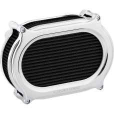 Arlen Ness Stage 2 Oval Air Cleaner Kit - Chrome - 1010-3383  600-207