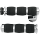 Avon Grips 3-Ring Air Cushioned Grips - Throttle Boss - Chrome - 0630-0846  MT-AIR-90-CH-B